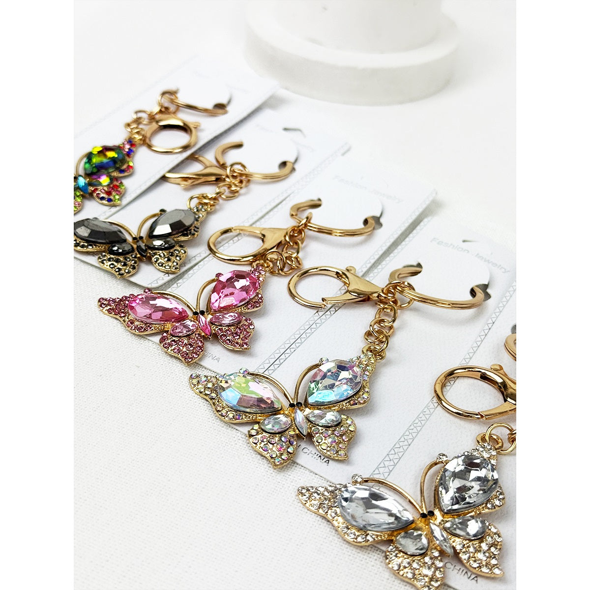 Fashion - Sparkling Butterfly Keychain