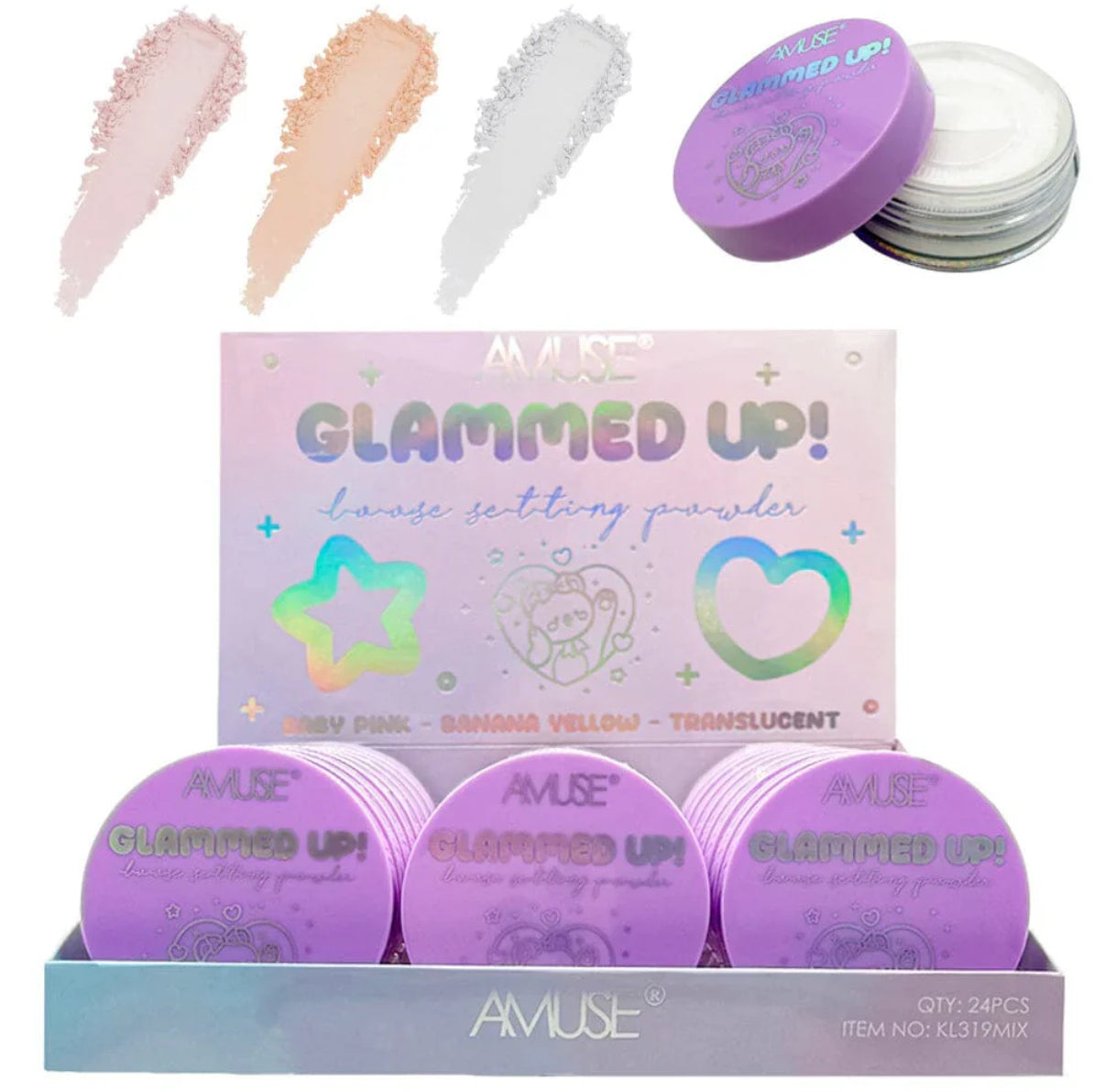 AMUSE - Glammed Up Loose Setting Powder