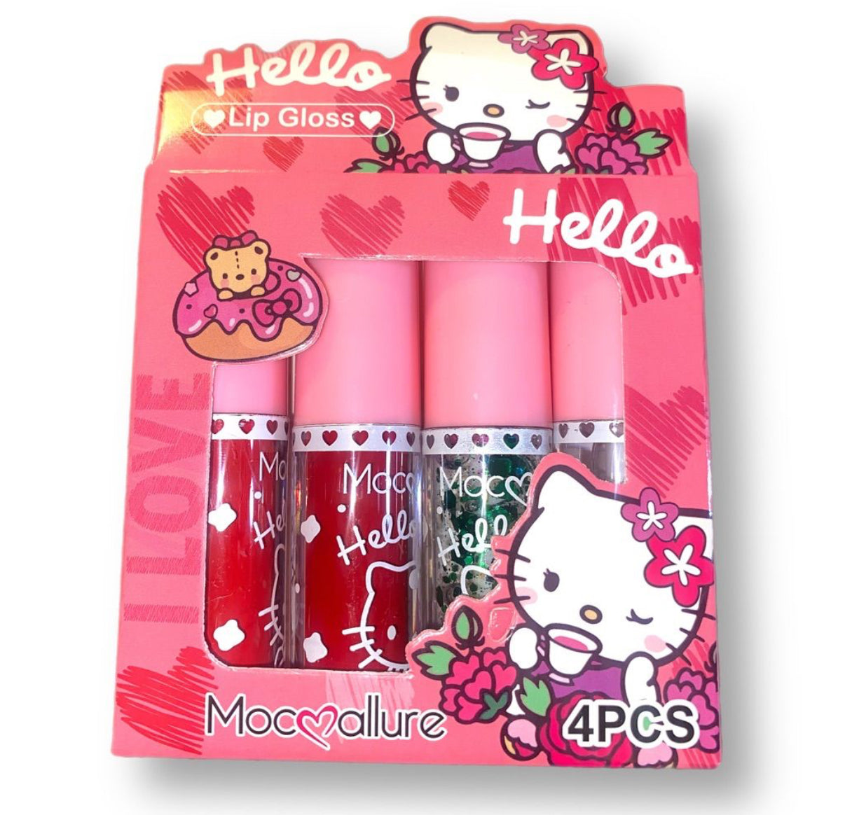 Moccallure - Hello 4 piece Lipgloss Set