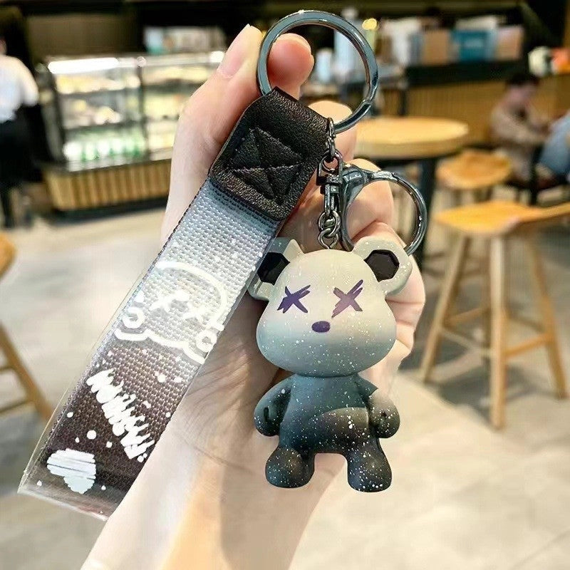 Fashion - Starry Sky Bear Keychain