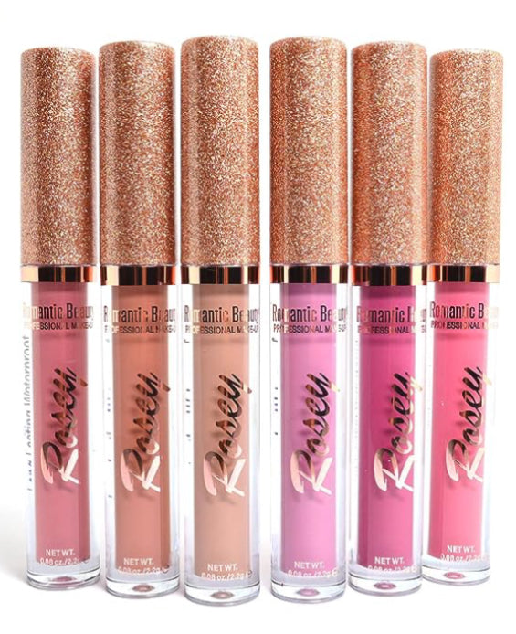 Romantic Beauty - Roses Matte Liquid Lipstick Set
