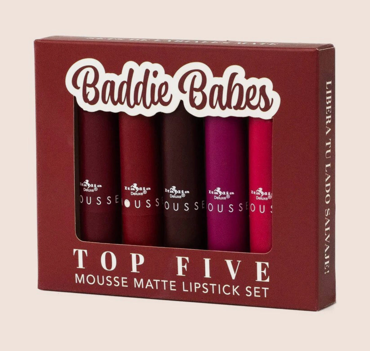 Italia Deluxe - Baddie Vibes Matte Lipstick 5pc Set