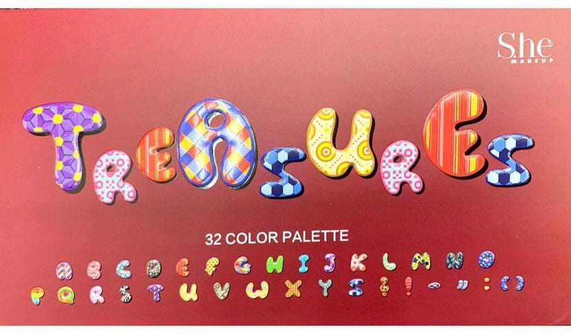 S.HE Makeup - Treasures Eyeshadow Palette