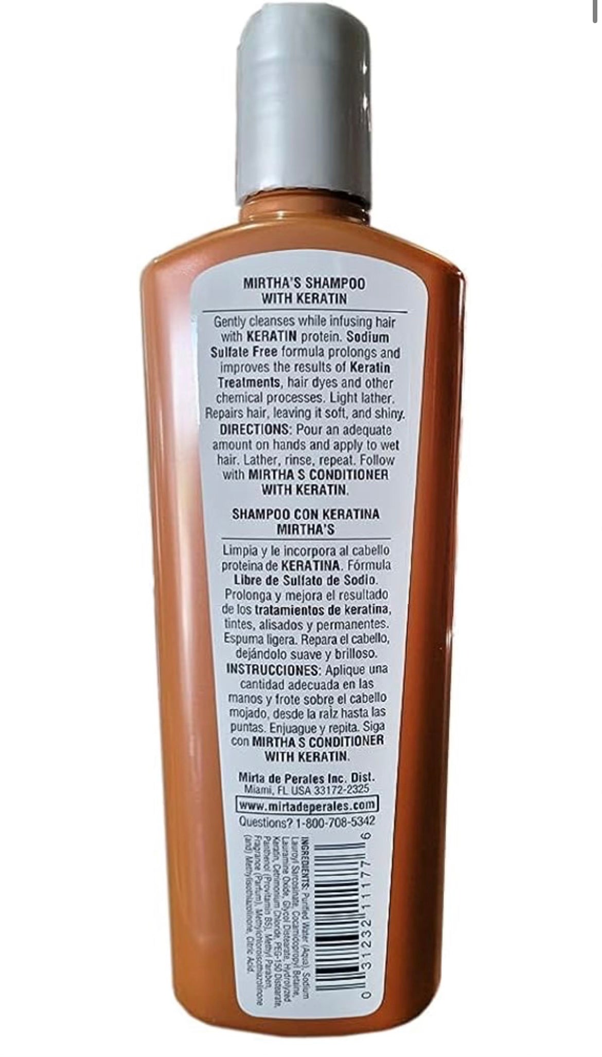 Mirta De Perales - Hair Shampoo With Keratin
