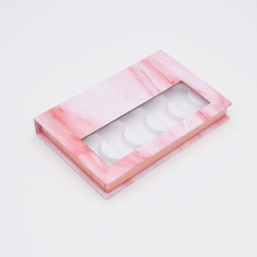 Fashion - Eyelash Storage Book Pink Marble