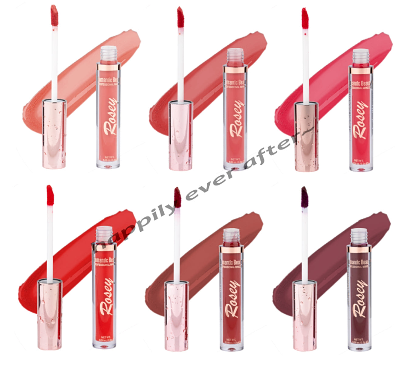 Romantic Beauty - Rosey Matte Lipstick Set