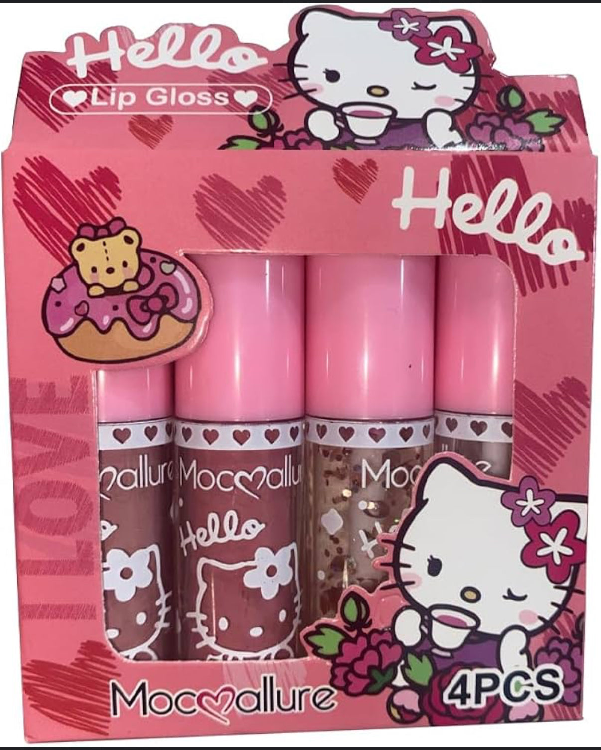 Moccallure - Hello 4 piece Lipgloss Set
