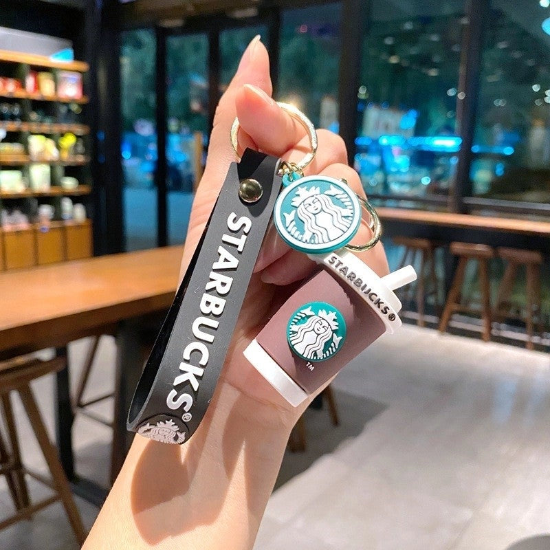 Fashion - Coffee Bear and Cup Keychain