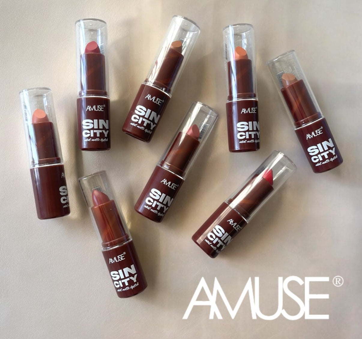 AMUSE - Sin City Velvet Matte Lipstick