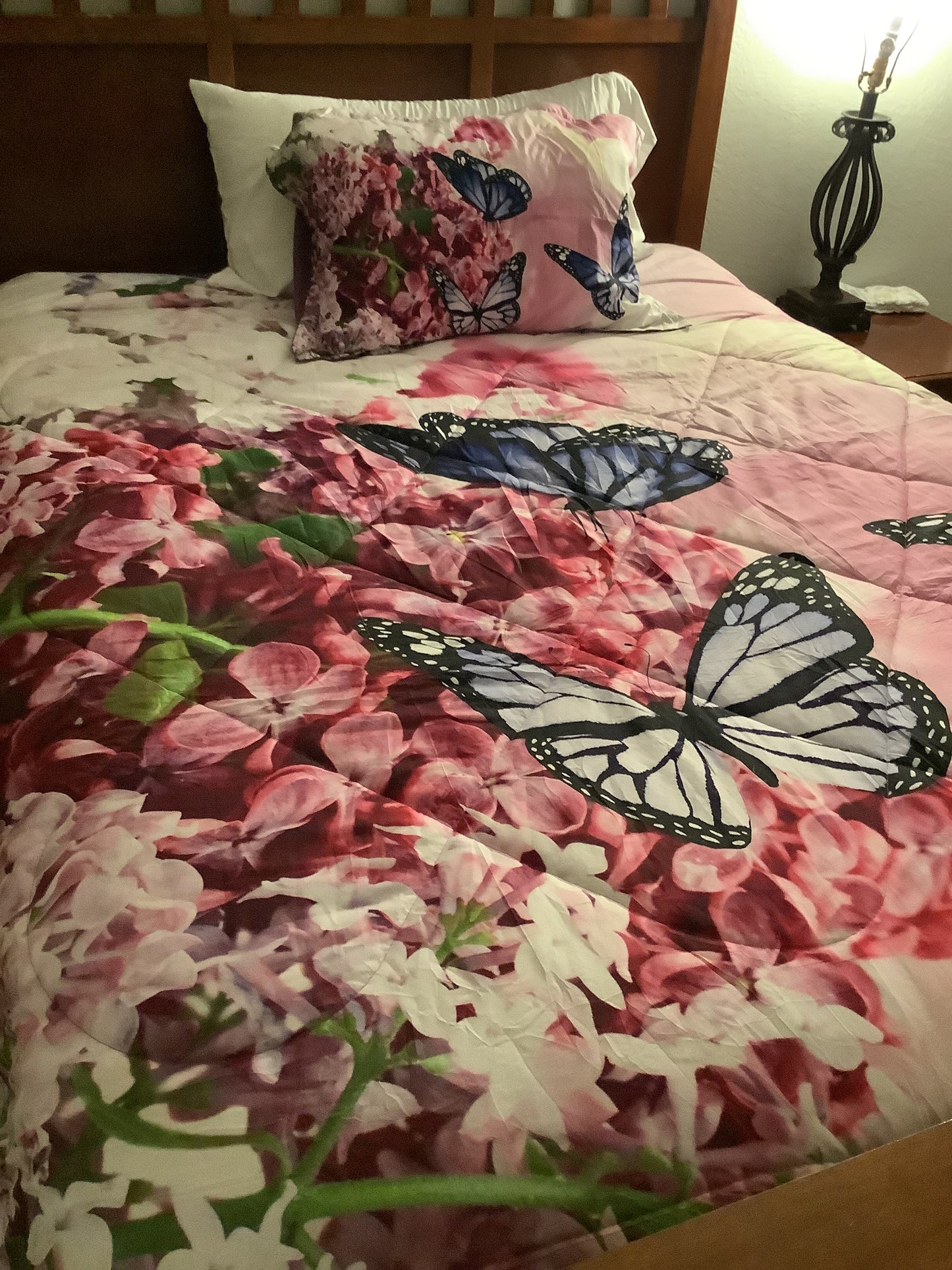 Fashion - Queen Size Butterfly Comforter Set