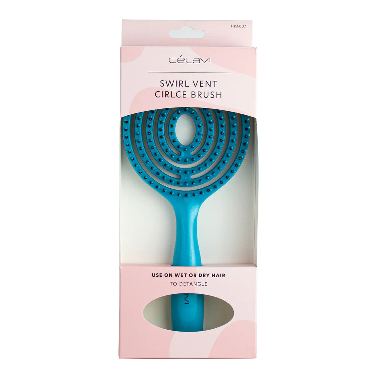 CELAVI - Swirl Vent Circle Detangling Brush