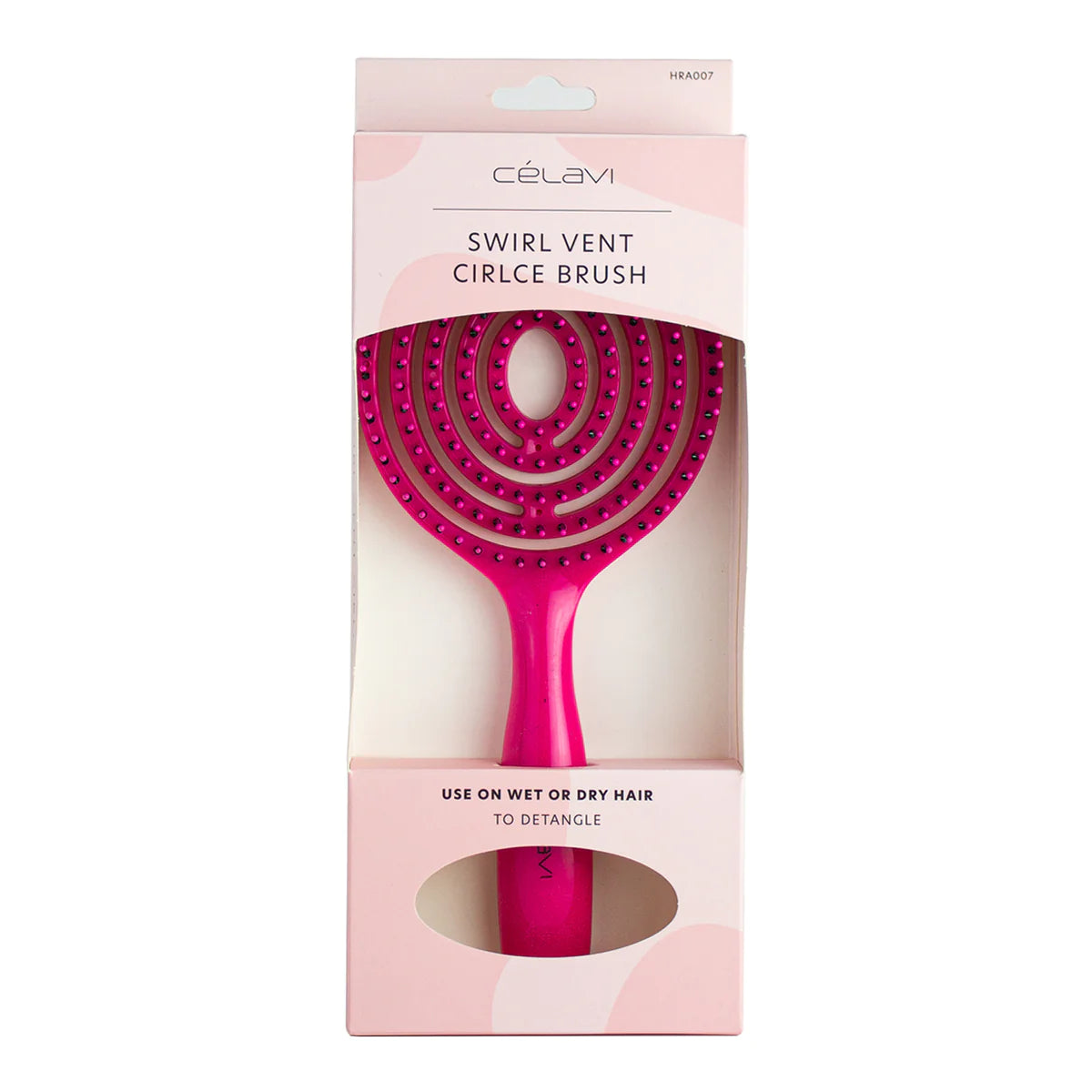 CELAVI - Swirl Vent Circle Detangling Brush