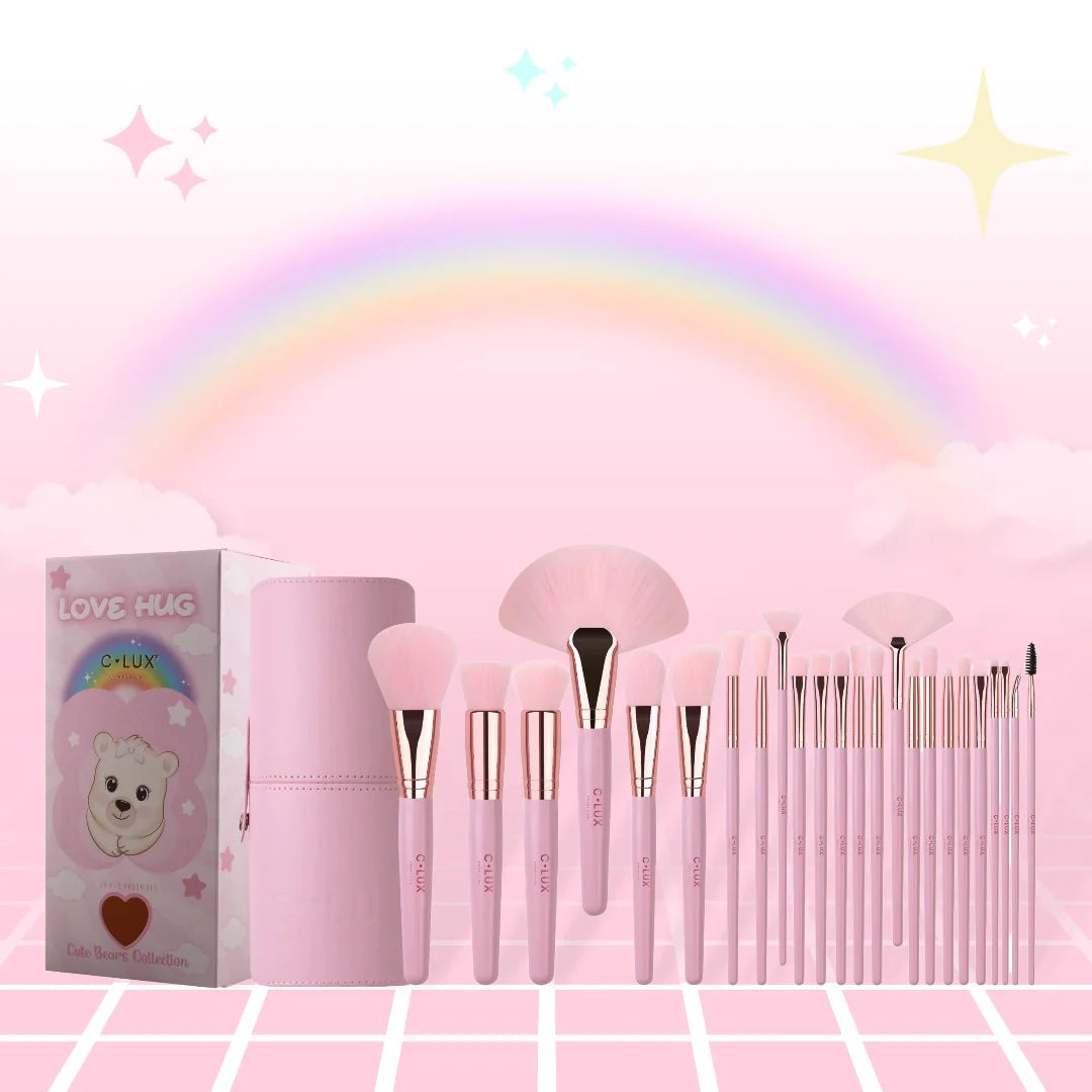 C-Lux - Cute Bear Collection - 24pc Brush Set