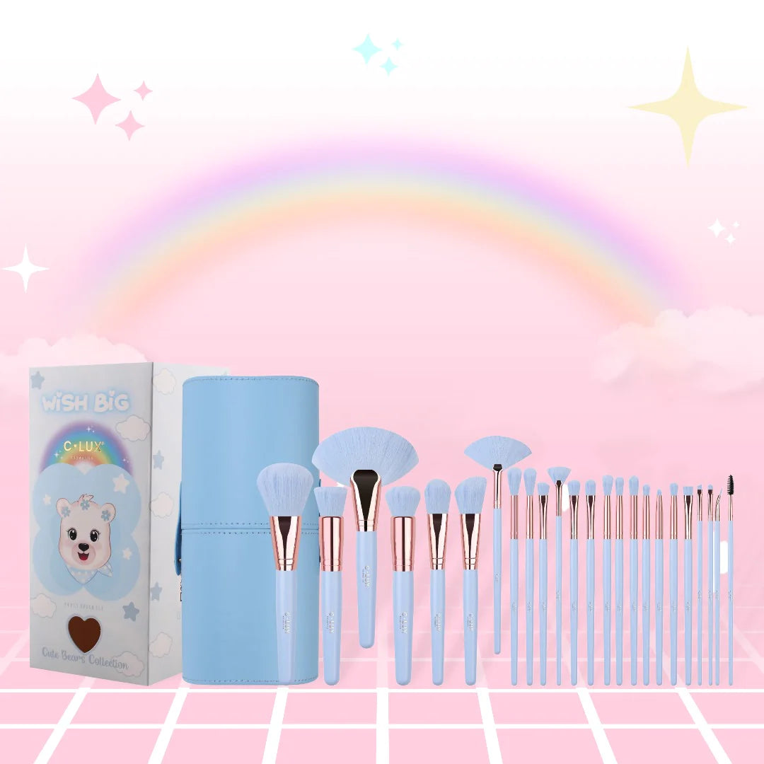 C-Lux - Cute Bear Collection - 24pc Brush Set