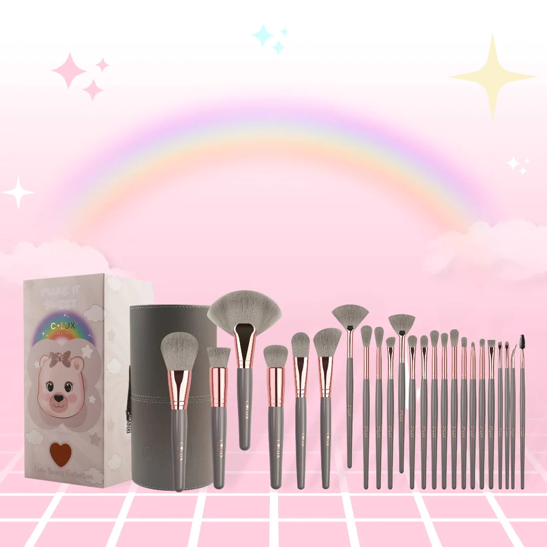 C-Lux - Cute Bear Collection - 24pc Brush Set