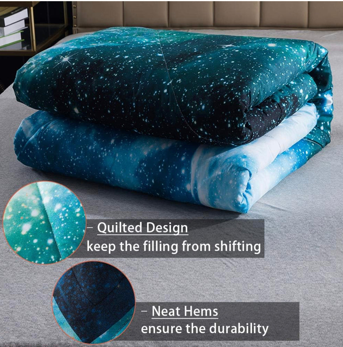 Fashion - 3D Galaxy Queen Comforter Set