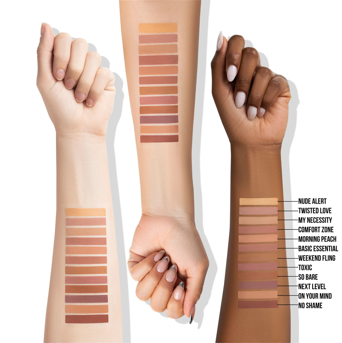 Beauty Creations - NudeX Lip Liner 24 piece Collection