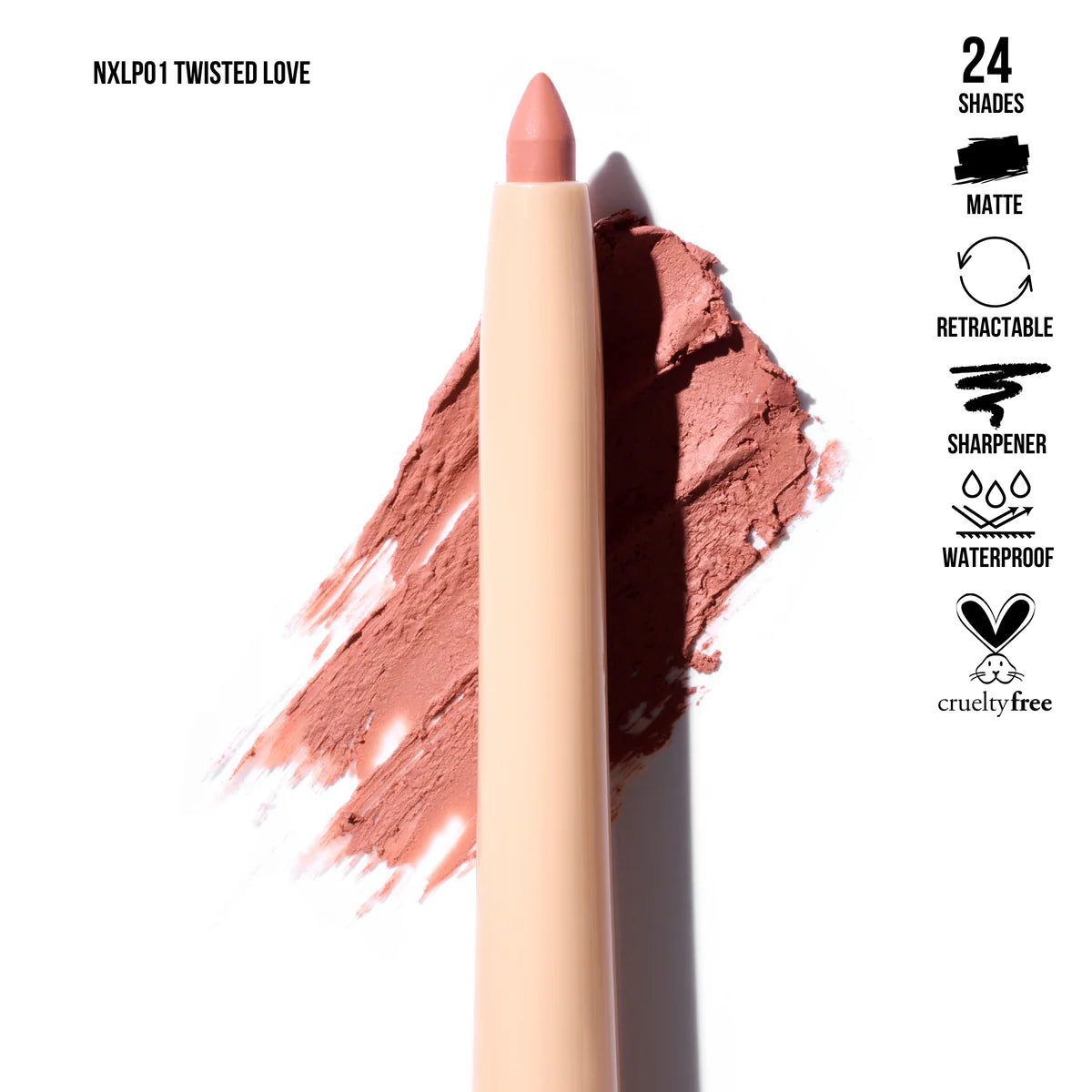 Beauty Creations - NudeX Lip Liner 24 piece Collection