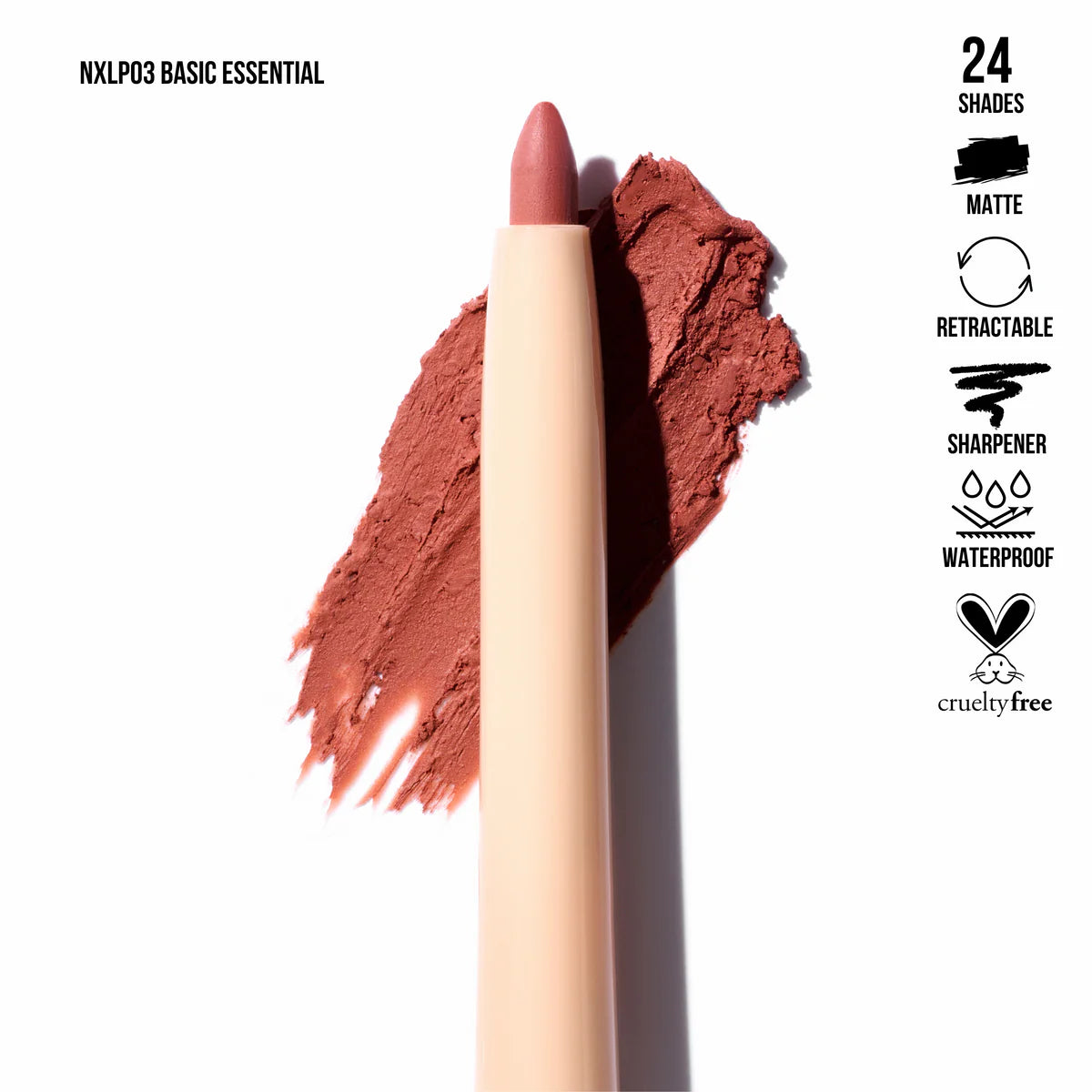 Beauty Creations - NudeX Lip Liner 24 piece Collection
