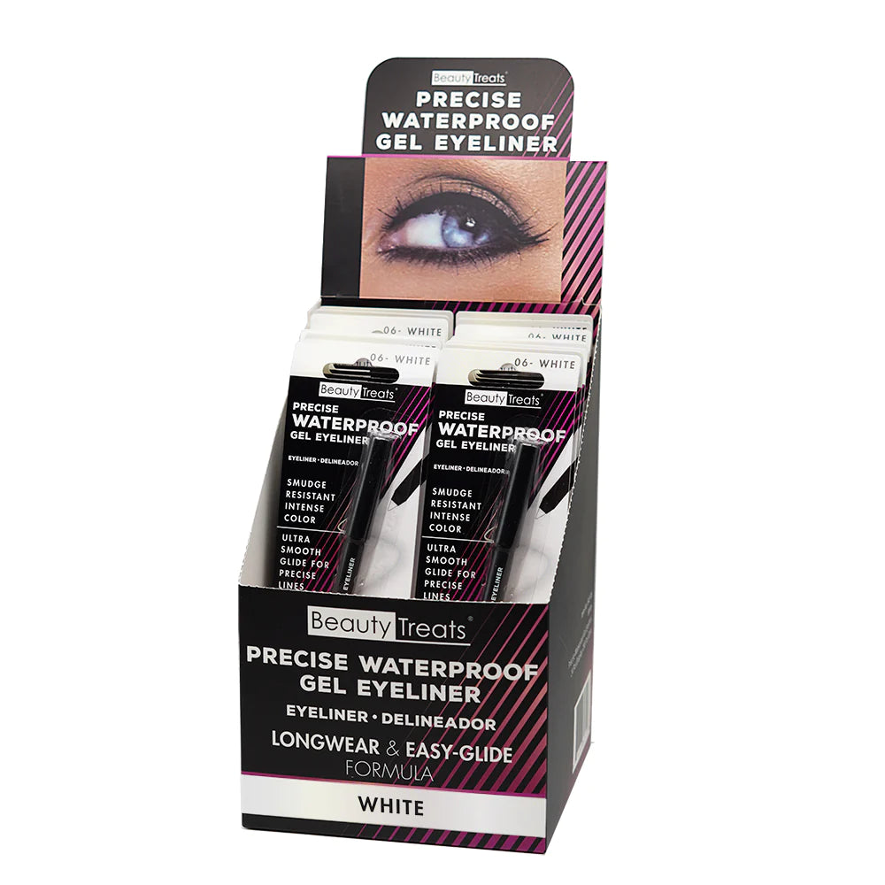 Beauty Treats - Precise Waterproof Gel Eyeliner WHITE