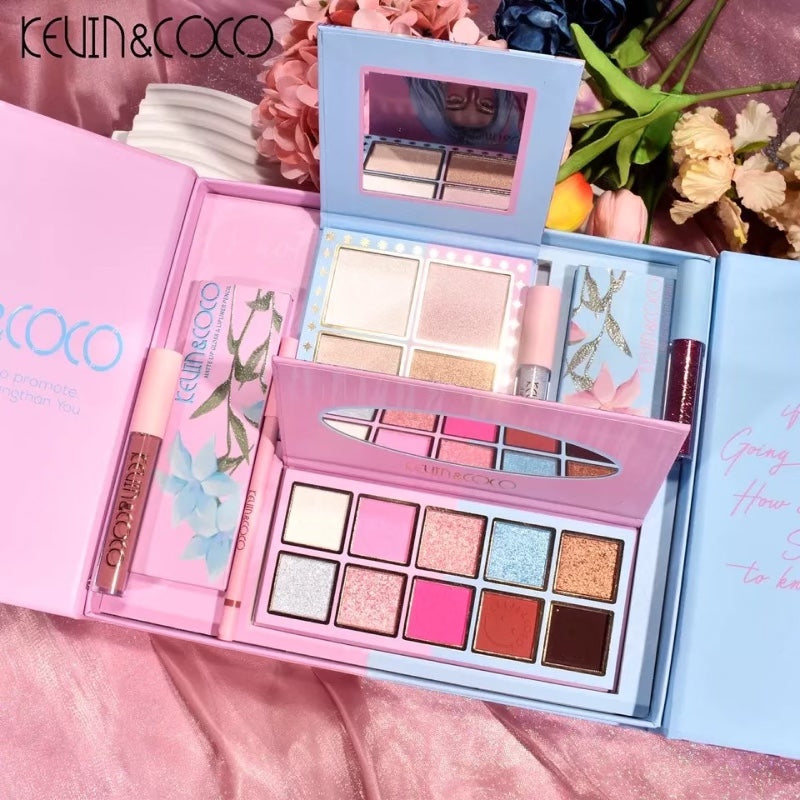 Kevin & Coco - Blue & Pink Twins Eyeshadow Palette