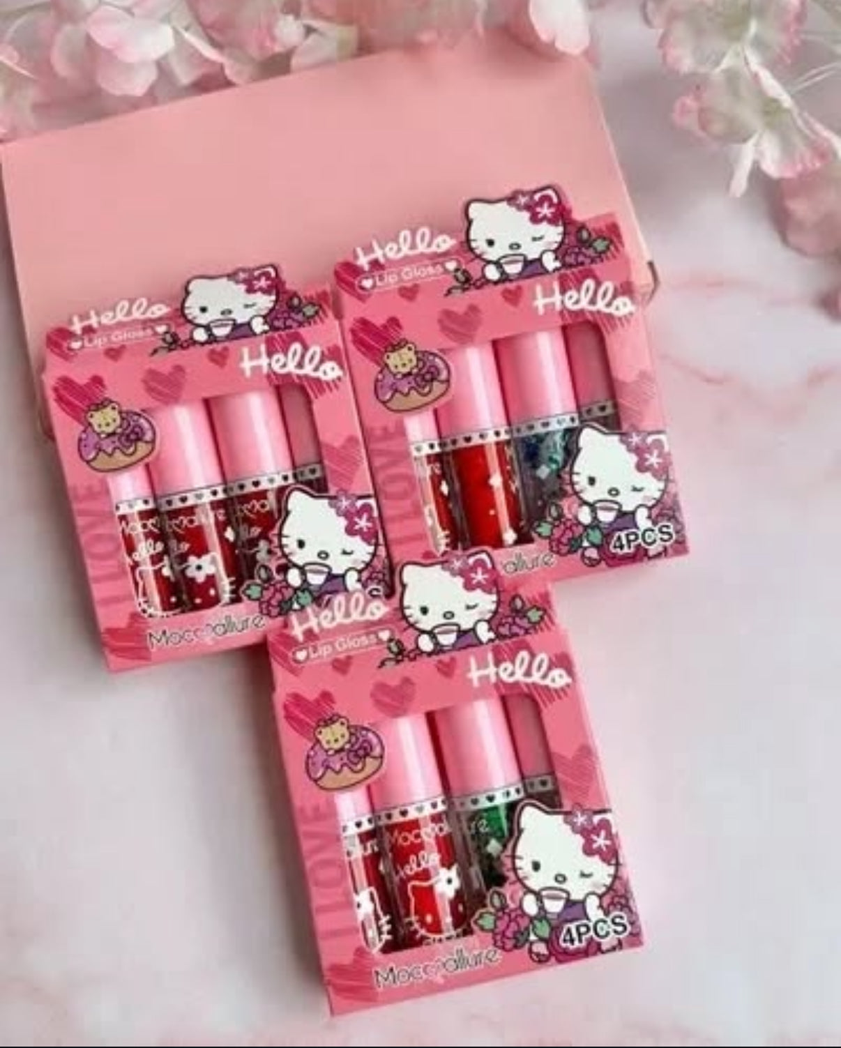 Moccallure - Hello 4 piece Lipgloss Set