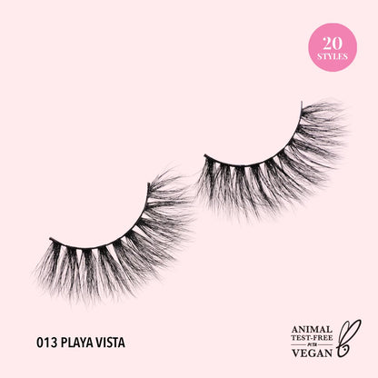 Moira - 3D Effect Bionic Vegan Faux Mink Lashes (013, Playa Vista)