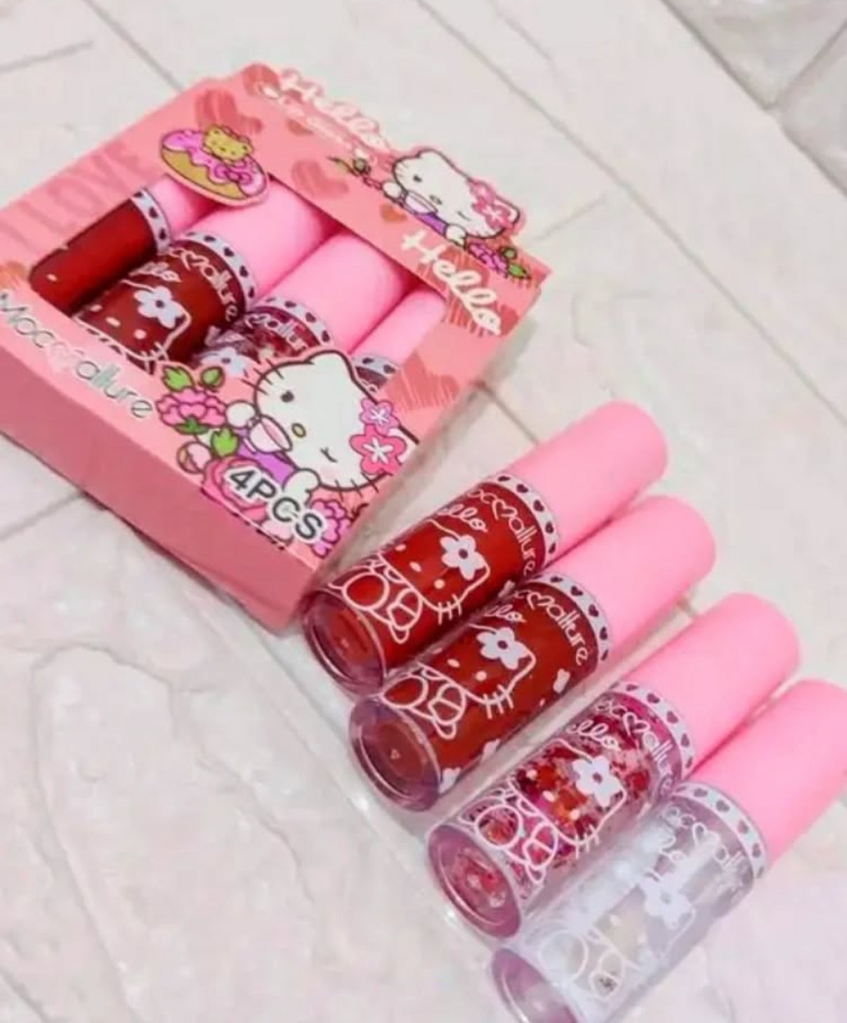Moccallure - Hello 4 piece Lipgloss Set