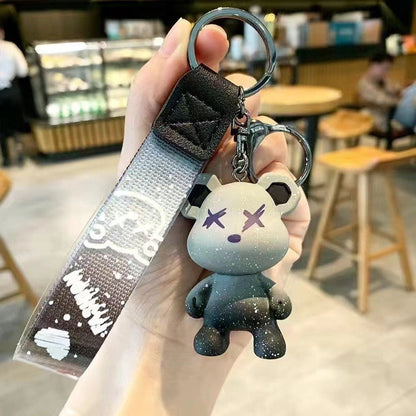Fashion - Starry Sky Bear Keychain