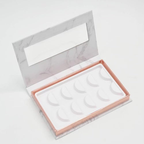 Fashion - Eyelash Storage Book White Marble