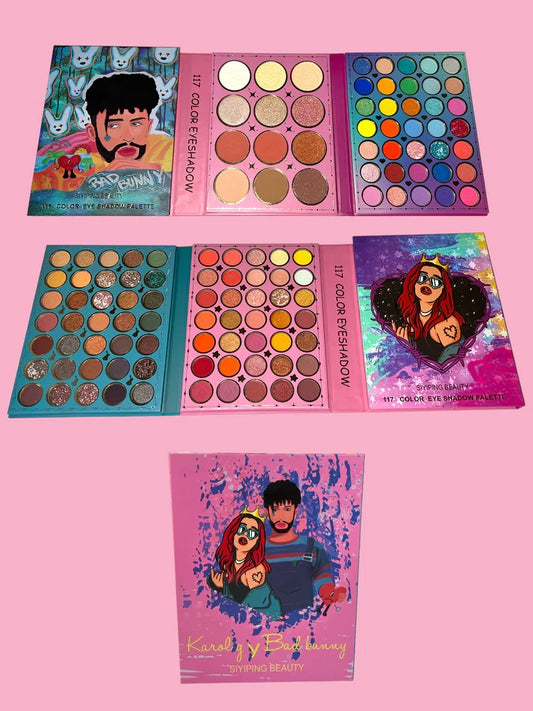 Siyiping Beauty - Bad Bunny & Karol g Eyeshadow Palette