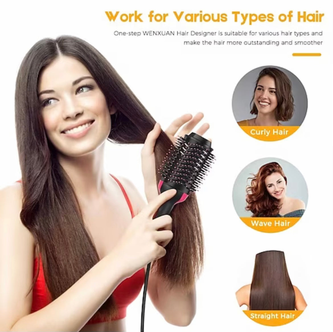 One Step - Hair Dryer & Styler [Hot Air Brush]