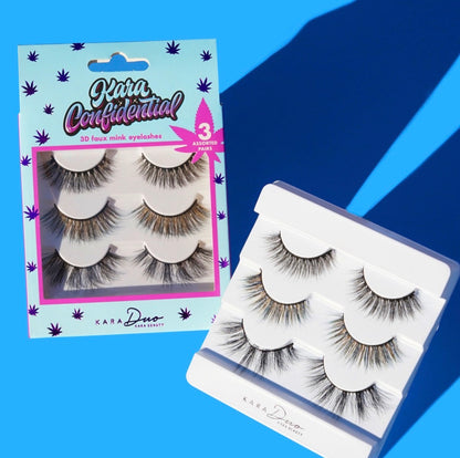 Kara Beauty - Eyeshadow & Lash Bundle Set