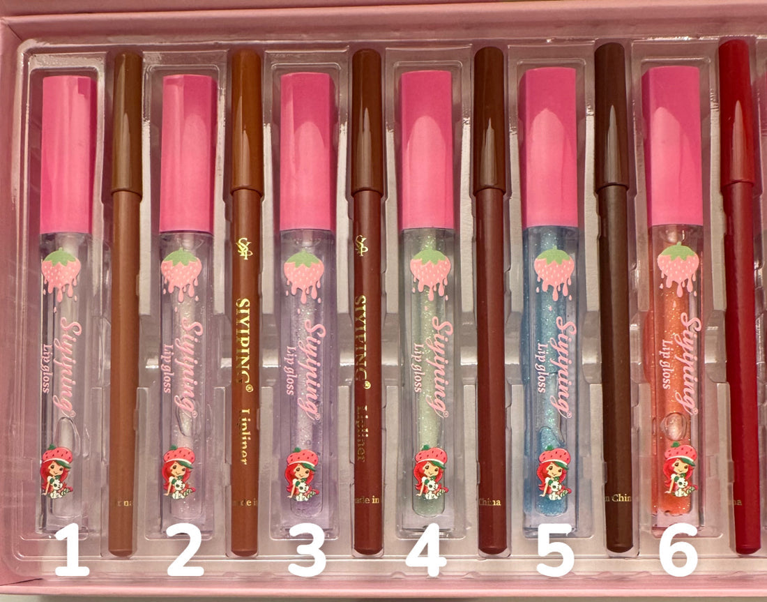 Siyiping - 24pc Lipgloss and Lipliner Combo Set
