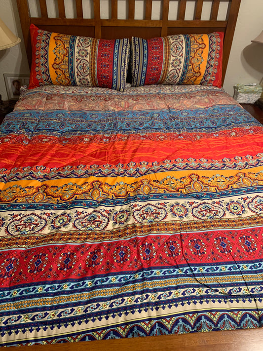 Fashion - Native Print Queen Comforter Set