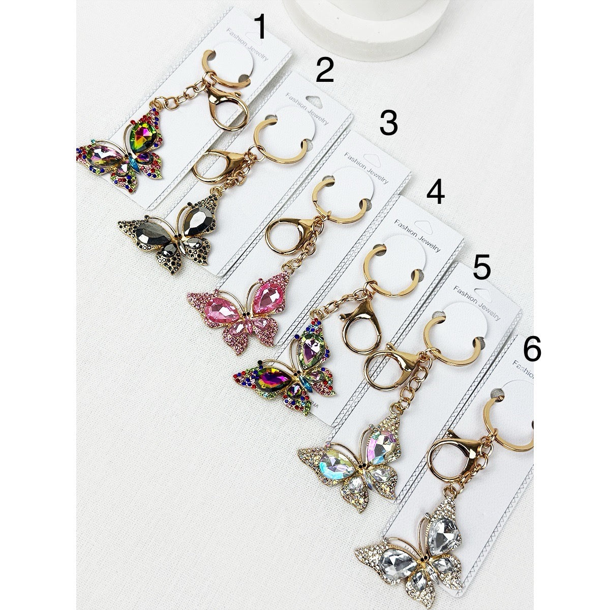 Fashion - Sparkling Butterfly Keychain