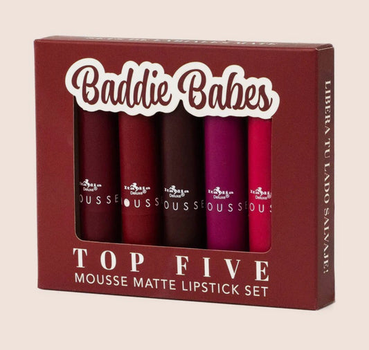 Italia Deluxe - Baddie Vibes Matte Lipstick 5pc Set