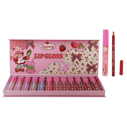 Siyiping - 24pc Lipgloss and Lipliner Combo Set