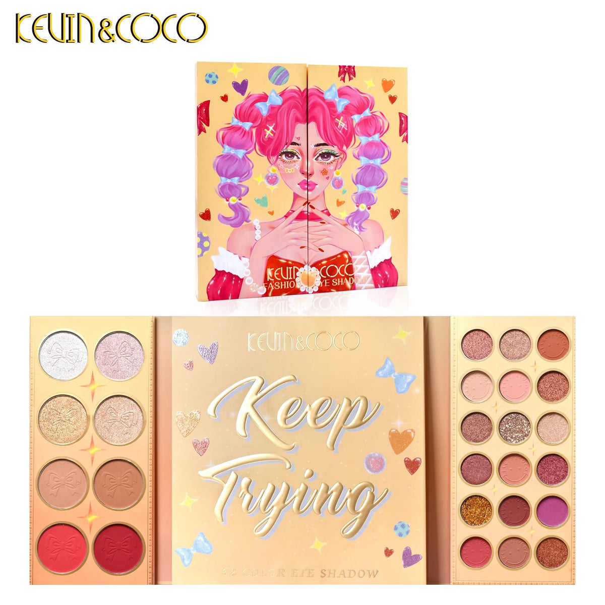 Kevin & Coco - 62 Color Eyeshadow Palette