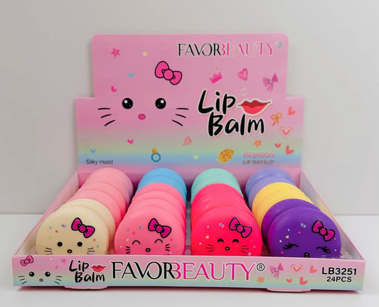 Favor Beauty - Hello Kitty Round Lip Balm