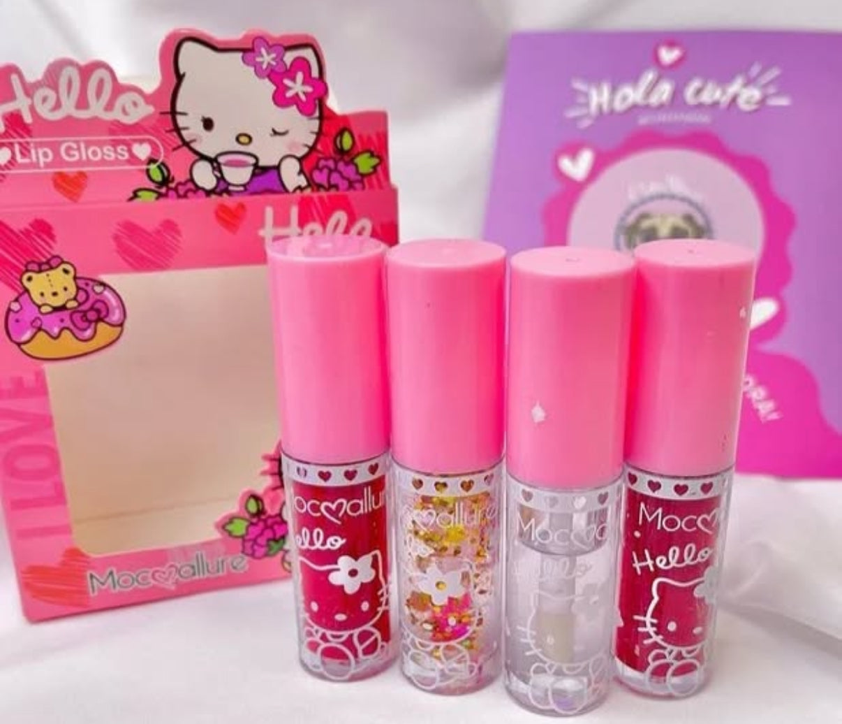 Moccallure - Hello 4 piece Lipgloss Set