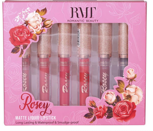 Romantic Beauty - Rosey Matte Lipstick Set