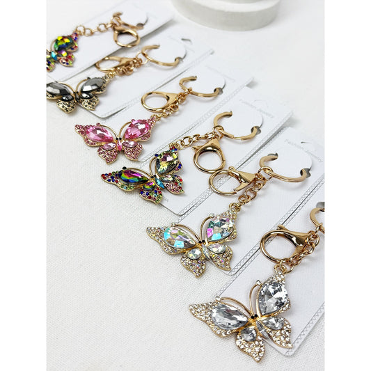 Fashion - Sparkling Butterfly Keychain