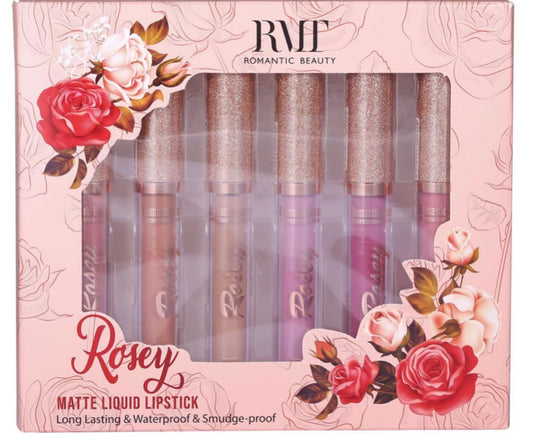 Romantic Beauty - Roses Matte Liquid Lipstick Set