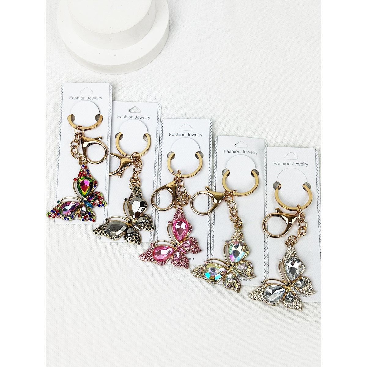 Fashion - Sparkling Butterfly Keychain