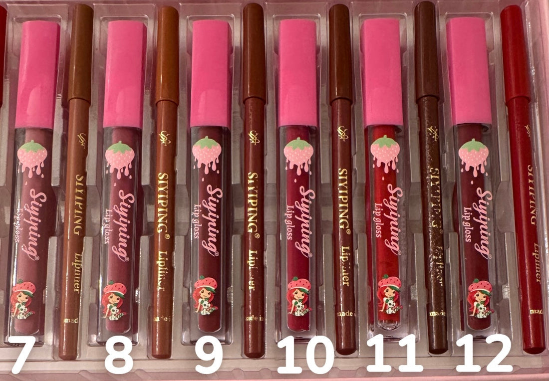 Siyiping - 24pc Lipgloss and Lipliner Combo Set