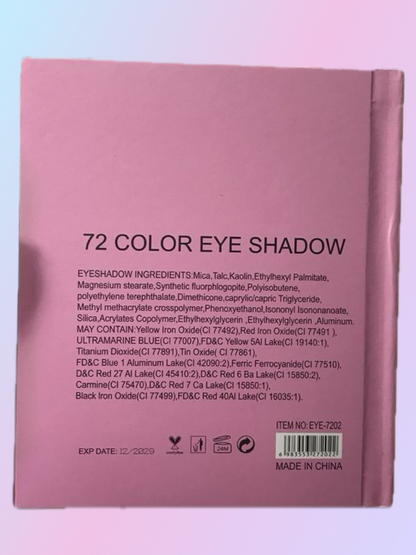 Makeup - 72 Color Eyeshadow with Face Powders