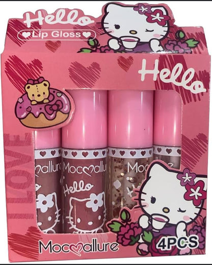 Moccallure - Hello 4 piece Lipgloss Set