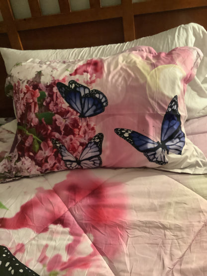 Fashion - Queen Size Butterfly Comforter Set