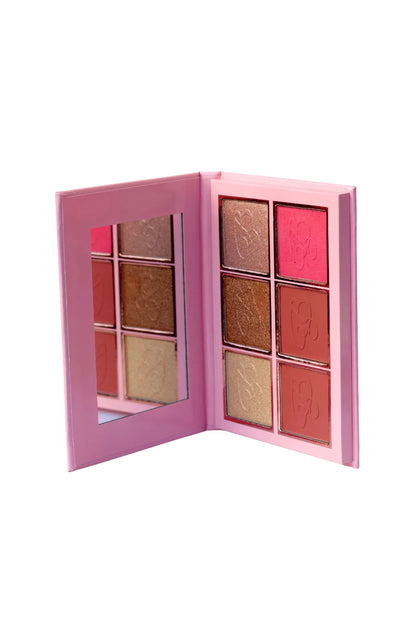 BB&W Cosmetics - Pink Poison Highlighter & Blush Palette